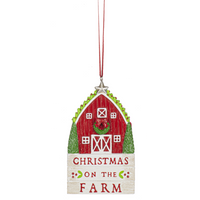 Christmas on the Farm Ornament