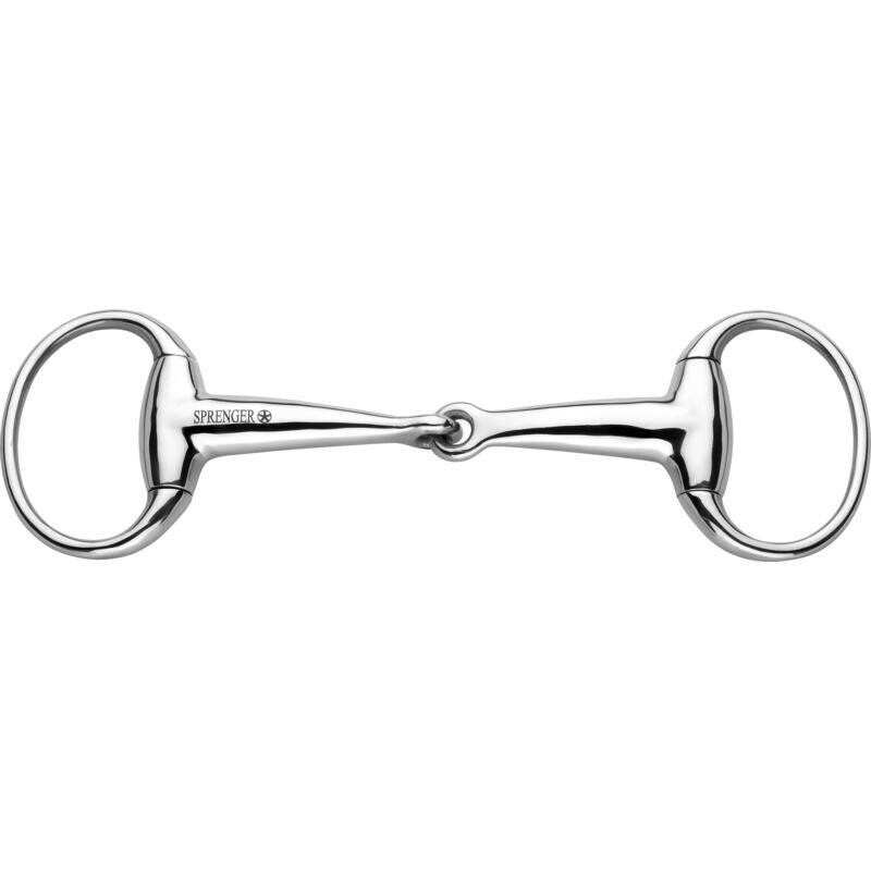 Sprenger Stainless Steel Hollow Eggbutt Snaffle Bit - 18 mm