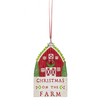 Christmas on the Farm Ornament