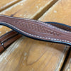 Plain Basketweave Headstall - Dark Chestnut