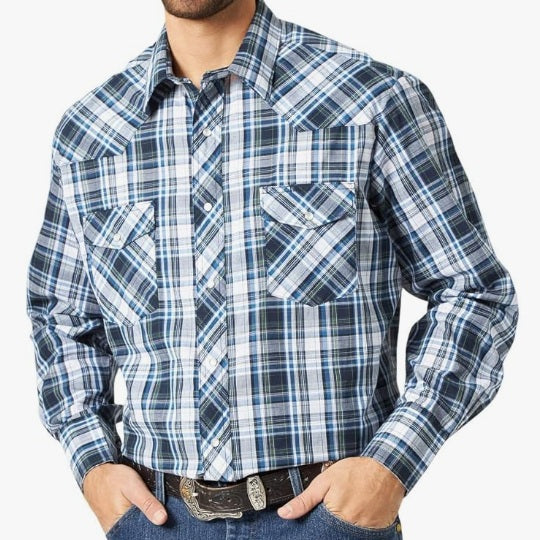 Wrangler® Sport Western Snap Shirt - ASSORTED