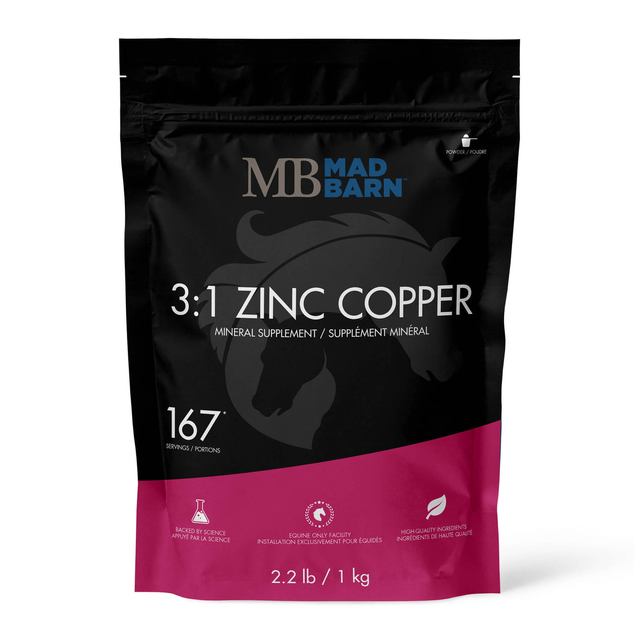 Mad Barn® Zinc & Copper 3:1 - 1 KG
