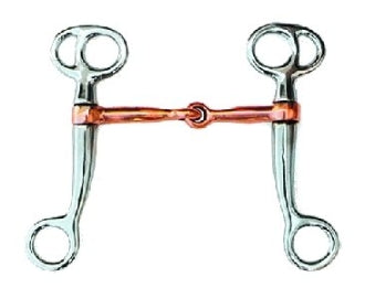 Copper Mouth Snaffle Bit