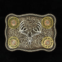 Nocona Skull & Shotgun Shell Buckle