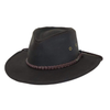 The Outback Trading Company "Grizzly" Oilskin Hat - Brown