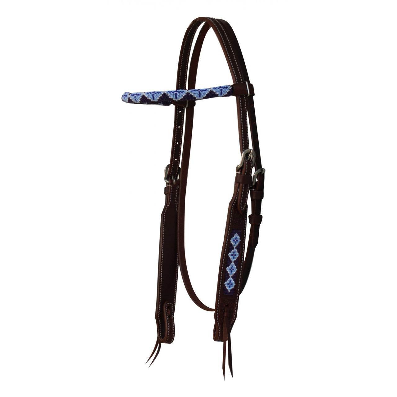 SIERRA Jasper Beaded Brow Headstall