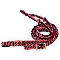 Braided Poly Knotted Roping Reins