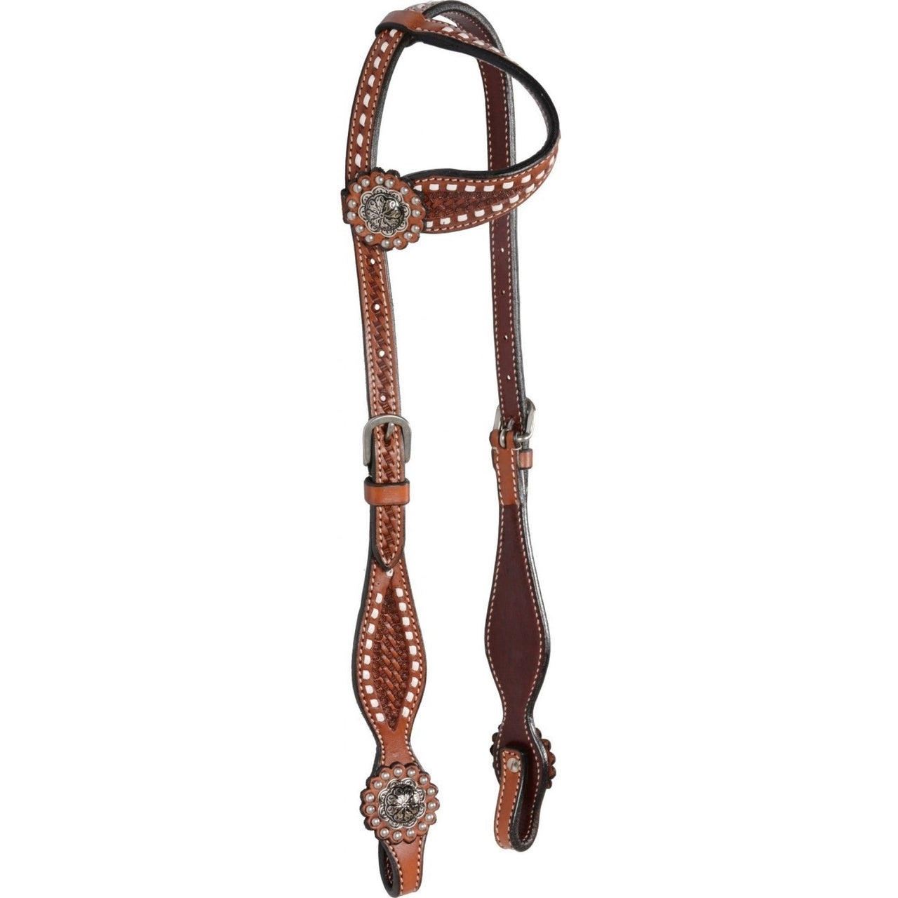 Country Legend Buckstitch & Basket One Ear Headstall