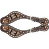 Country Legend Tan Beaded Inlay Ladies Spur Strap