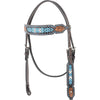 Country Legend Beaded Inlay Brow Headstall