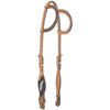 Country Legend Gator & Feather Two Ear Headstall
