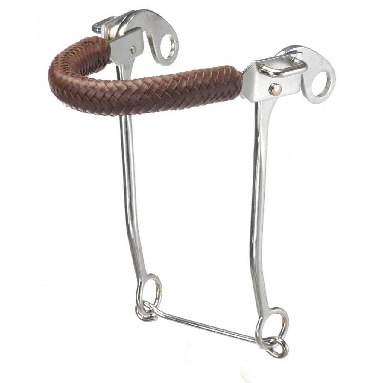 Western Braided Leather Covered Hackamore