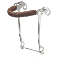 Western Braided Leather Covered Hackamore