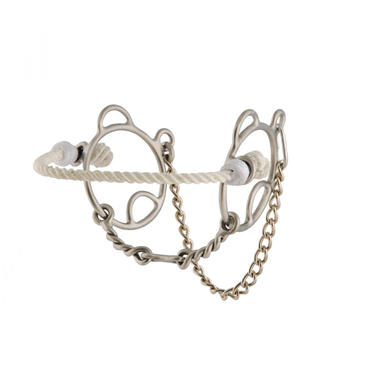 Metalab Brushed Stainless Steel Ring Dog Bone Combo Bit