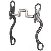 Black Satin Flat Calvary Bit
