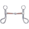 Metalab Stainless Steel Argentine Copper Wire Wrapped Snaffle Bit