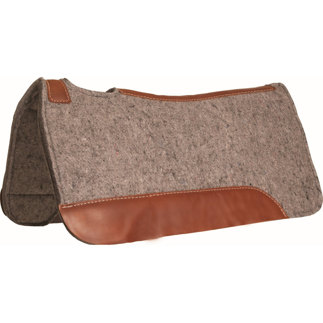 Mustang Blue Horse Felt Contoured Pad