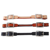 SIERRA Rolled Leather Curb Strap