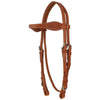 SIERRA Double Stitched Wave Brow Headstall