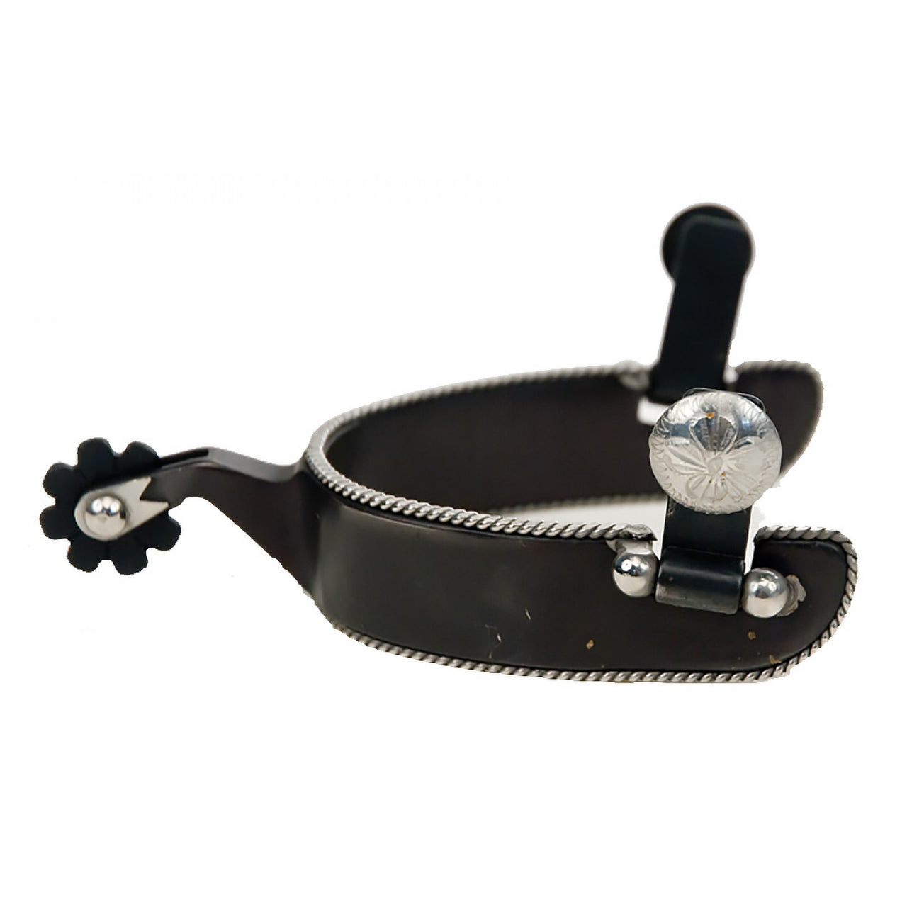 Men's Antique Rope Edge Design Spur