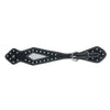 Ladies Black and Silver Spur Strap