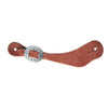 Harness Leather Shaped Spur Strap