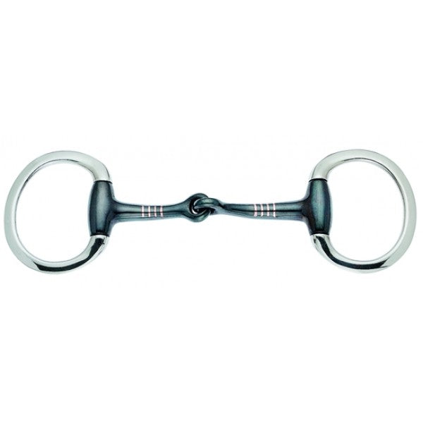 Cavalier Eggbutt Sweet Iron Copper In-lay Snaffle Bit