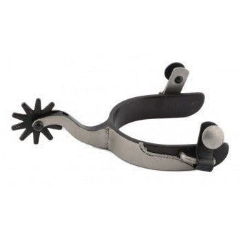 Ladies Black Steel Rope Design Spur