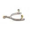 Men's Stainless Steel Spur with Rope Design