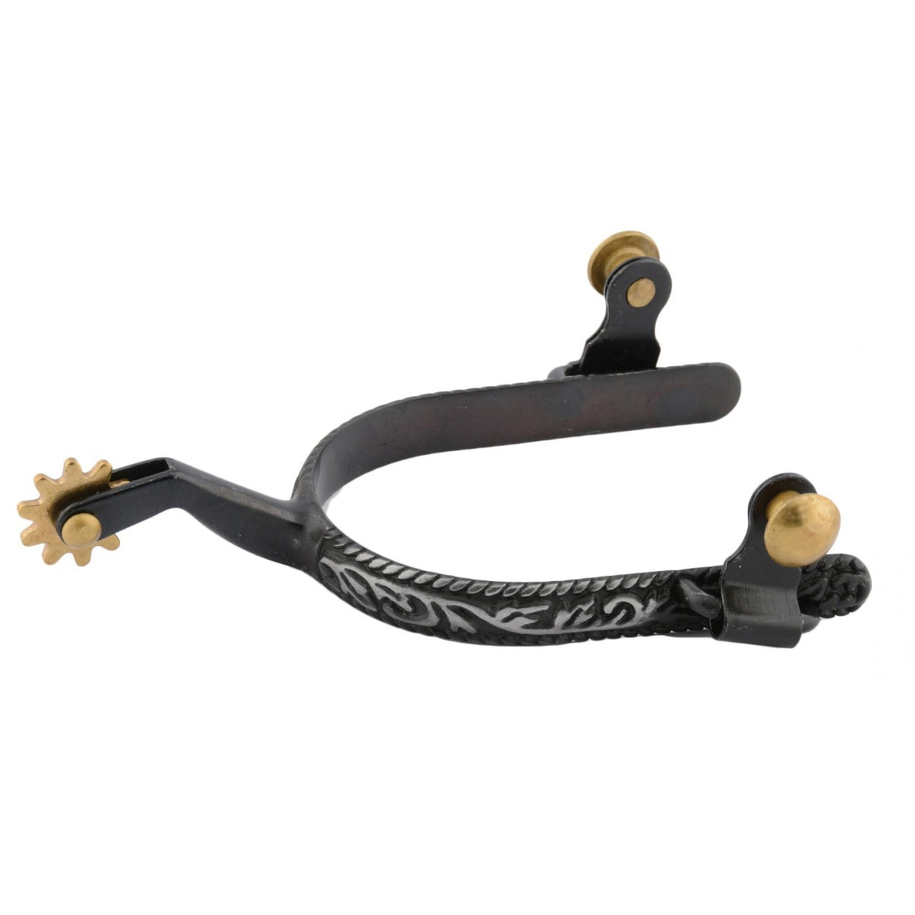Men's SIERRA Black Satin Roping Spur