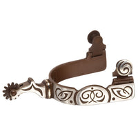 Men’s Antique Swirl Leaf Spur