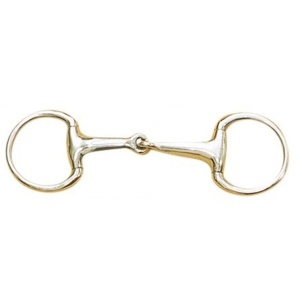 Cavalier Heavyweight Solid Mouth Eggbutt Snaffle Bit