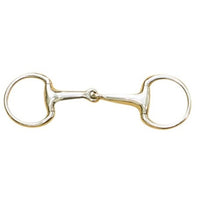 Cavalier Heavyweight Solid Mouth Eggbutt Snaffle Bit