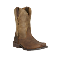 Ariat® Men’s “Rambler” Cowboy Boots - Earth Brown Bomber
