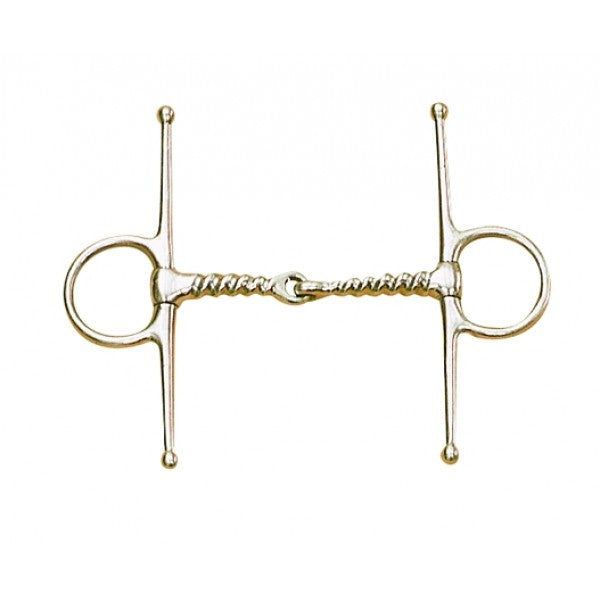Cavalier Corkscrew Full Cheek Eggbutt Bit