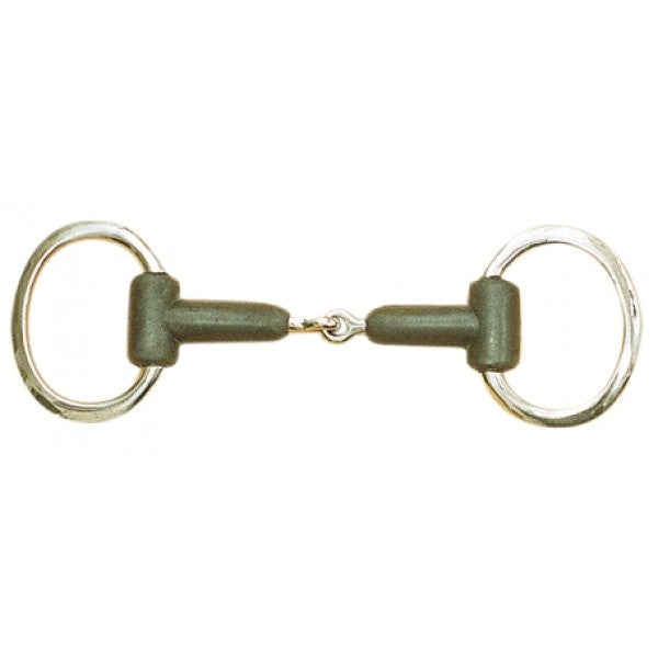 Cavalier Rubber Eggbutt Snaffle Bit