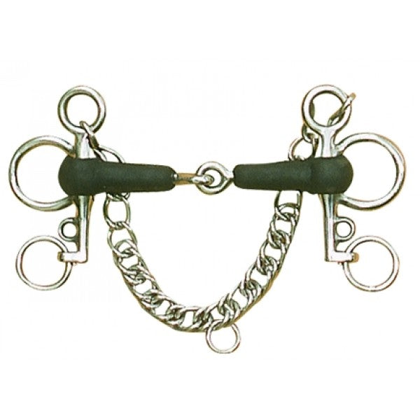 Cavalier Tom Thumb Rubber Mouth Pelham