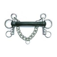 Cavalier Hard Rubber Mullen Mouth Pelham