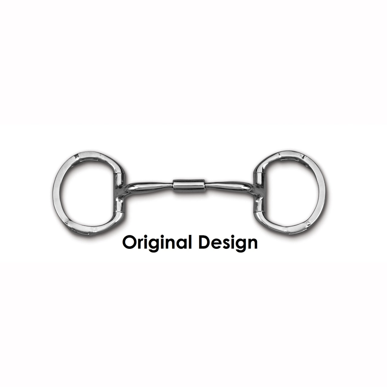 Myler Eggbutt Bit w/ Hooks MB02
