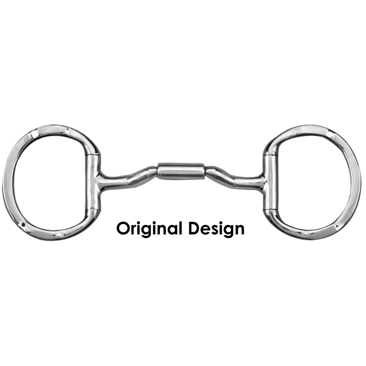 Myler Eggbutt Bit w/ Hooks MB36