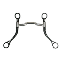 Myler MBB Black Steel Flat Shank w/ Dots MB06