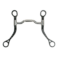 Myler MBB Black Steel Flat Shank w/ Dots MB36