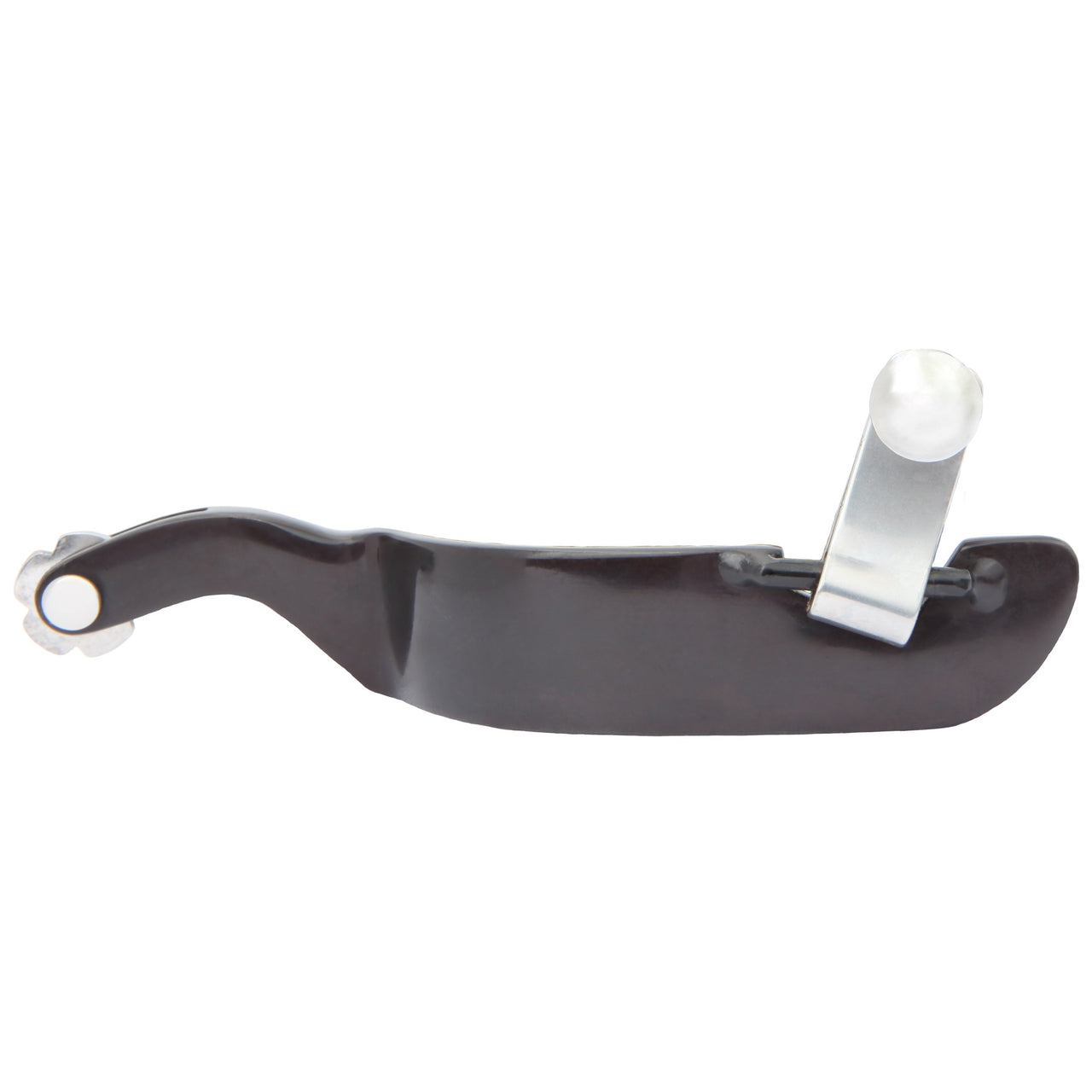 Myler Black Steel Spur - 1" Band & 5 Point Rowel
