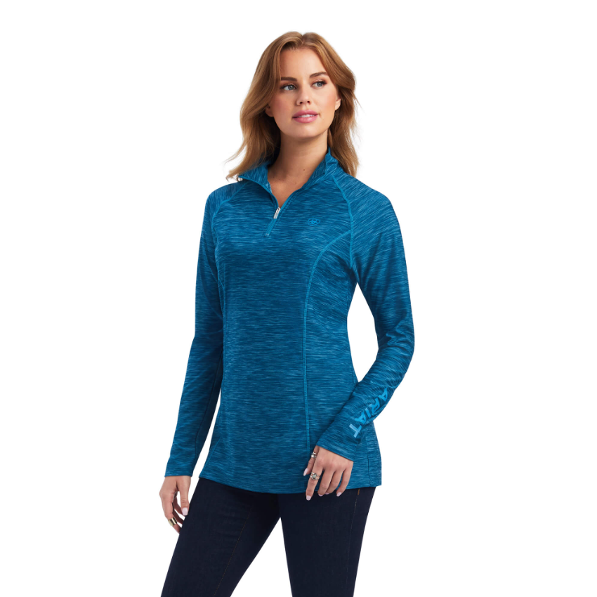 Ariat Women's Laguna 1/4 Zip Long Sleeve Top - Hydra – Picov's