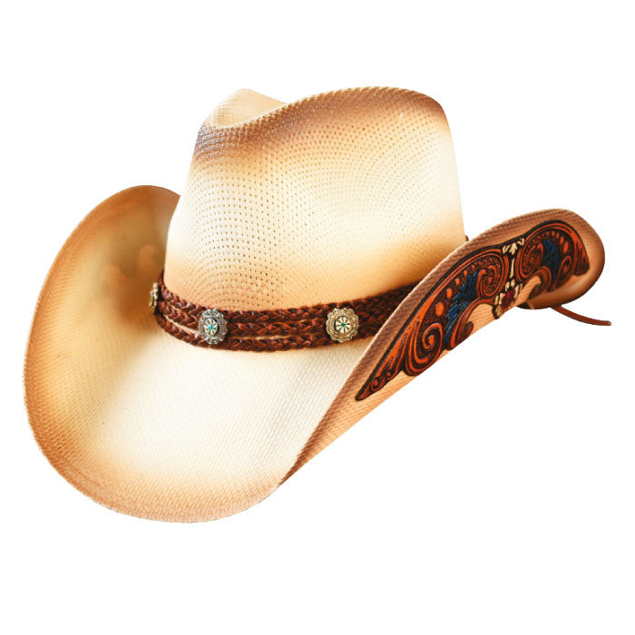 Dallas Hats "Mississipi" Cowboy Straw Hat