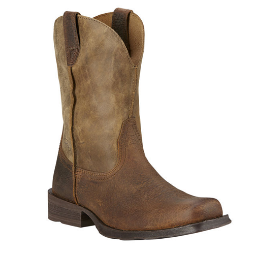 Ariat® Men’s “Rambler” Cowboy Boots - Earth Brown Bomber