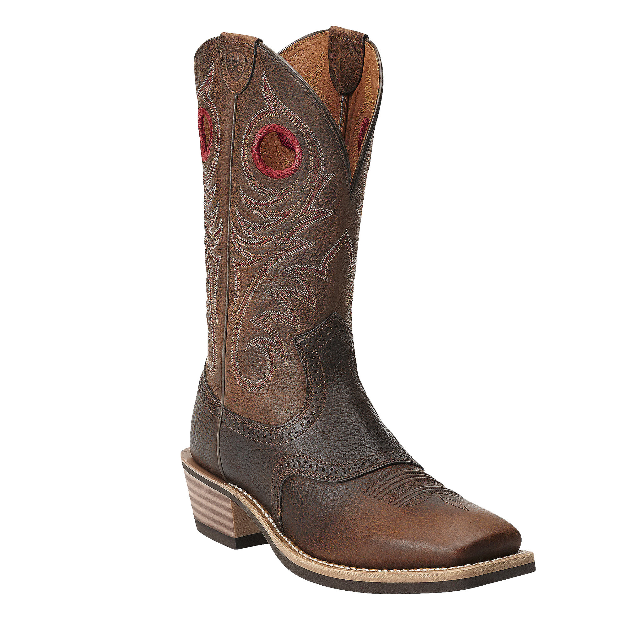 Ariat square sales toe cowboy boots