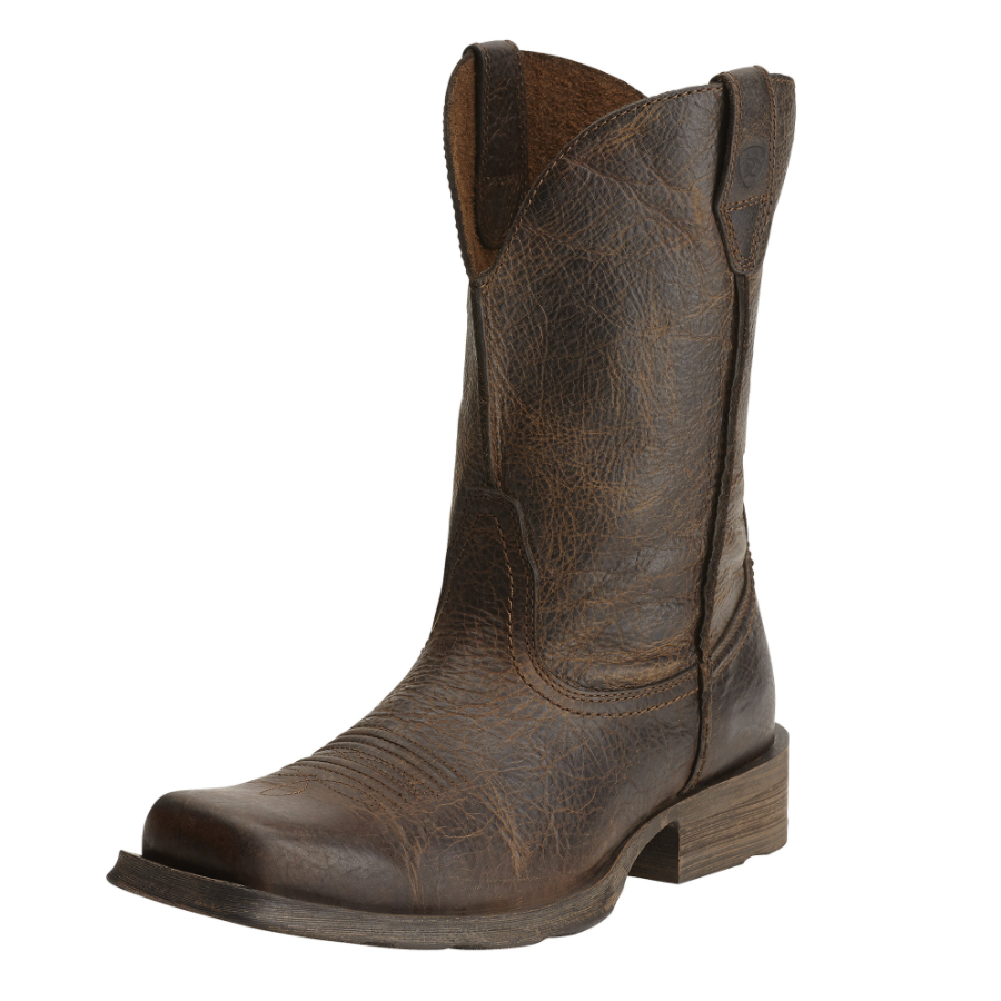 Ariat® Men's "Rambler" Cowboy Boots - Wicker Brown
