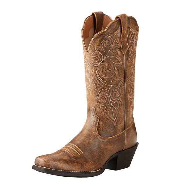 Ariat® Women's "Round Up" Square Toe Western Boots - Vintage Bomber