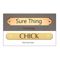 Brass Custom Halter Name Plate